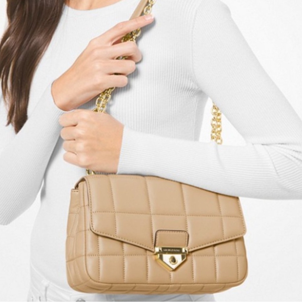 Michael Kors SoHo Large Quilted Leather Shoulder Bag